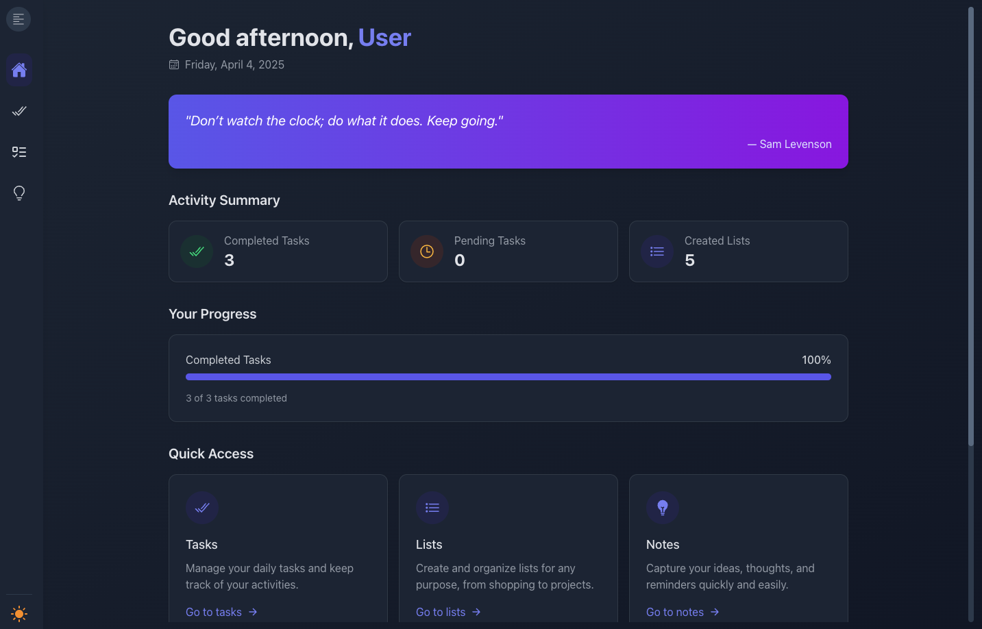 Mellifera - TODO App